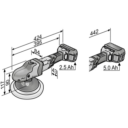 Polermaskin Flex PE150 18.0-EC Set