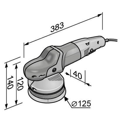 Polermaskin Flex XCE10-8, Ø125mm