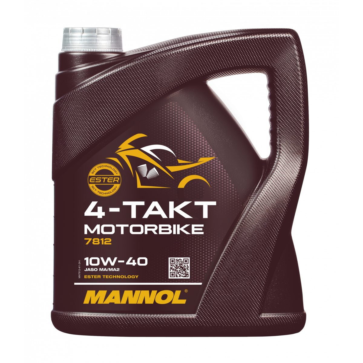 Motorolja Mannol MN7812 4-Takt Motorbike 10W-40, 4 liter