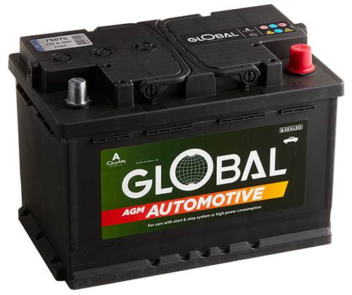 GLOBAL AGM Batteri L3 START/STOP 70Ah