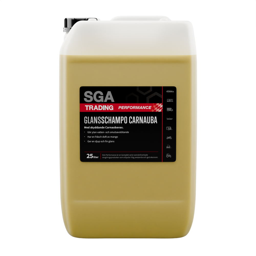 Bilschampo SGA PERFORMANCE Glansschampo Carnaubavax, 25 liter