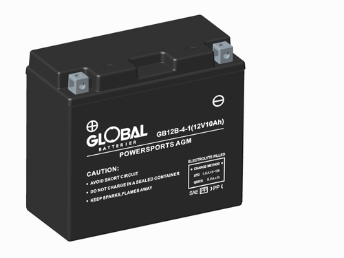 GLOBAL GB12B-4 FA MC Batteri 10Ah