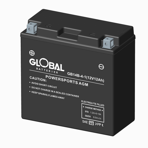 GLOBAL GB14B-4 FA MC Batteri 12Ah