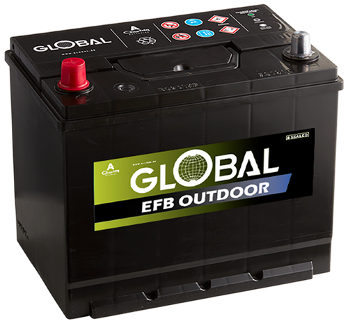 GLOBAL EFB OUTDOOR Batteri 75Ah