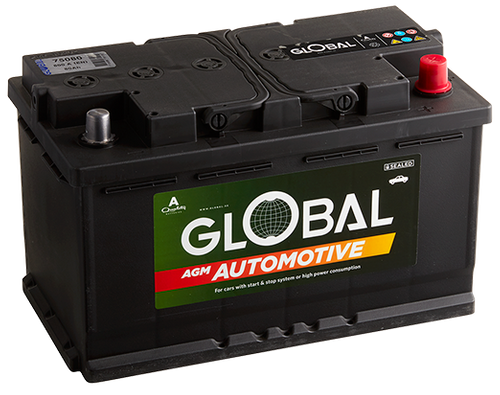 GLOBAL AGM Batteri L4 START/STOP 80Ah